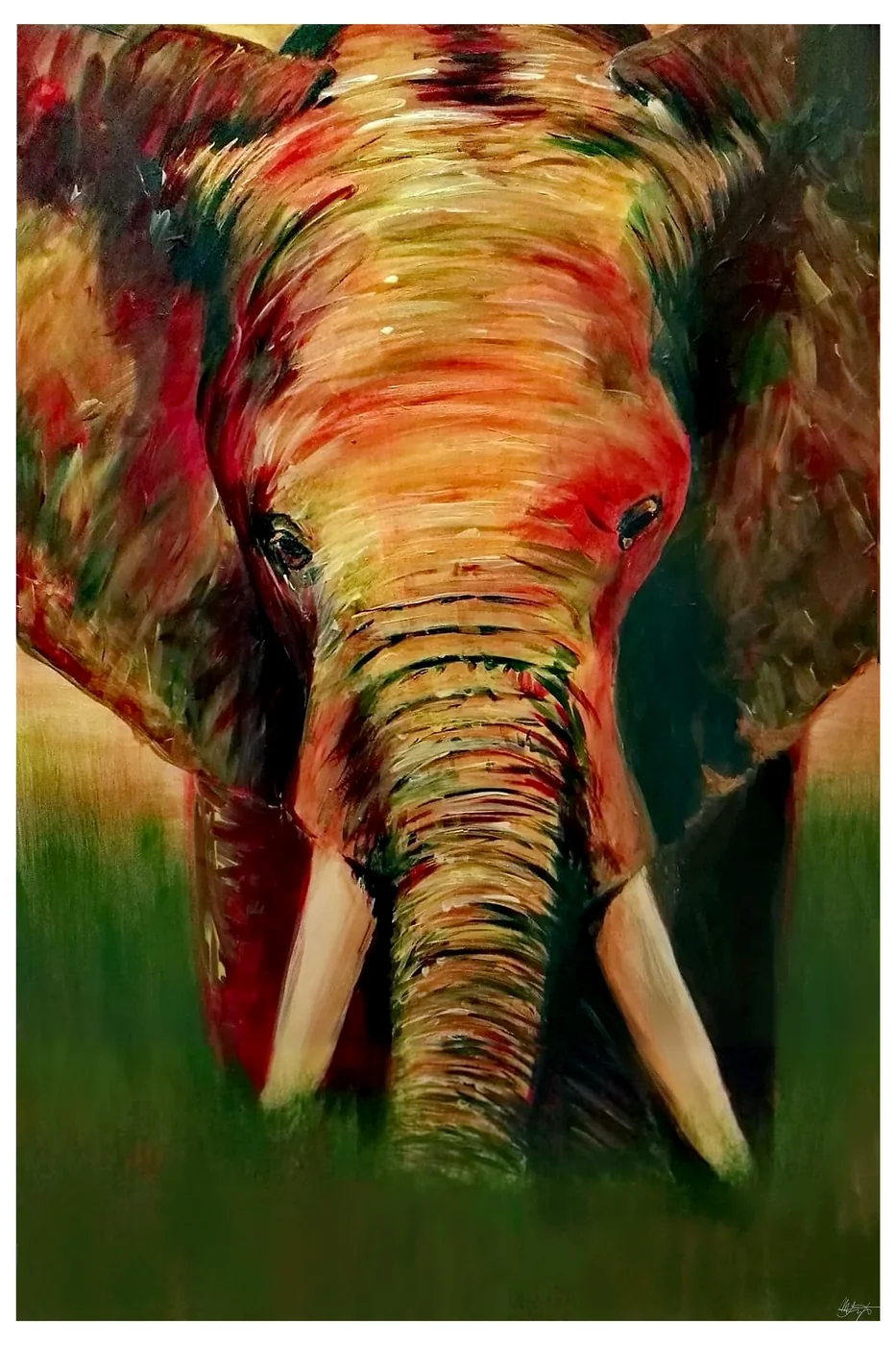 Elephant – Leinwandkunst